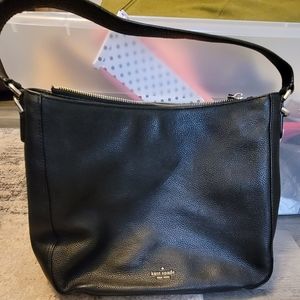 Kate Spade Hobo style purse with zip and magnetic snap closure
